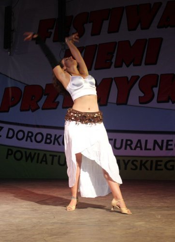 Umiejętności taneczne zaprezentowała Maria Chabko