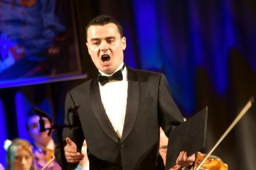 Spektakl muzyczno-teatralny pt. „Nad Pięknym Modrym Sanem”. Zdj. Jacek Dubiel