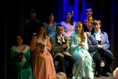 Spektakl muzyczno-teatralny pt. „Nad Pięknym Modrym Sanem”. Zdj. Jacek Dubiel